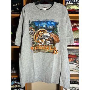 Vintage Y2K NFL Cincinnati Bengals Skyline Tee